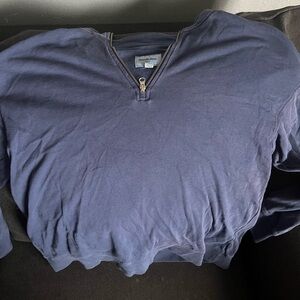 Goodfellow & Co. Dark Blue Zip-Up Sweater